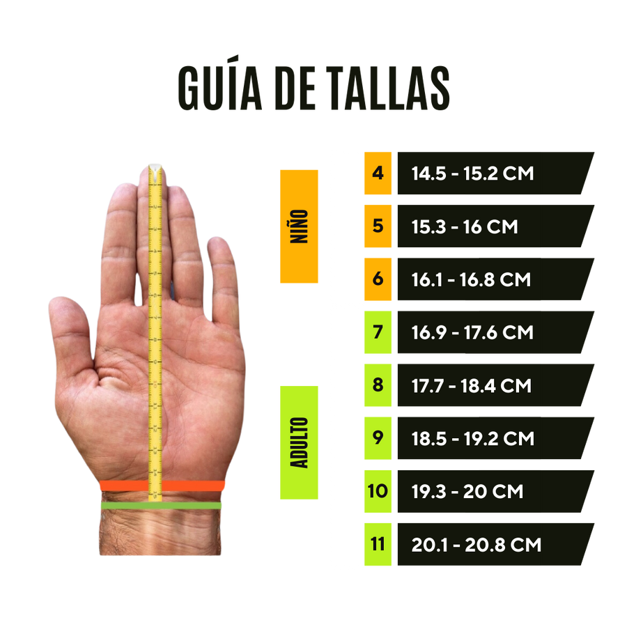 Guía de tallas Duchens